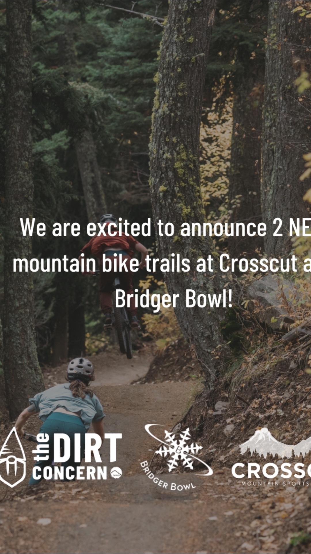 Last season this community funded, built, and opened three brand new trails. Now we're building on that. A green flow trail, a rerouted climb, and improved access are all coming this summer. Construction starts in June!