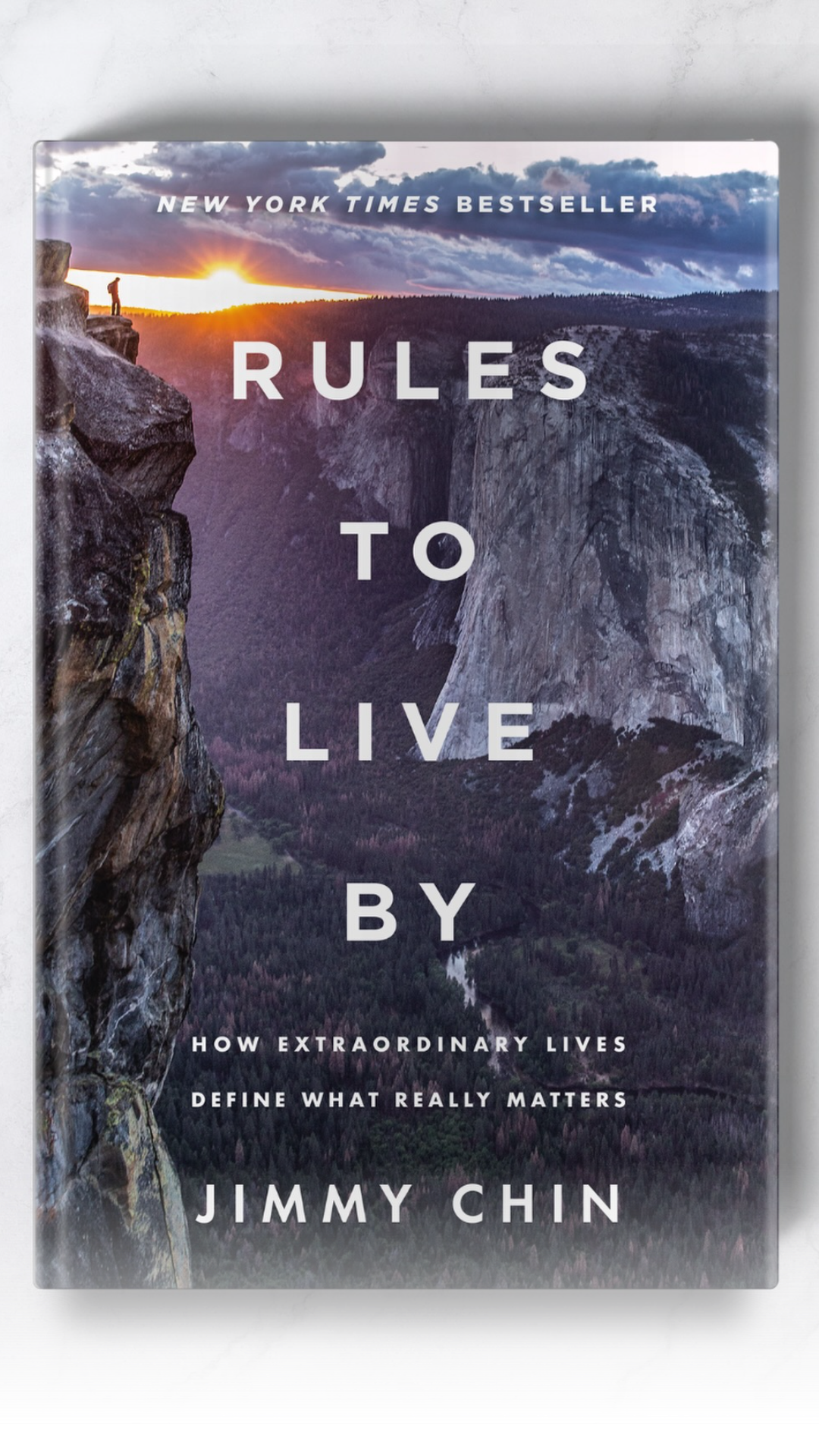 Jimmy Chin's new book, Rules To Live By, has reached the New York Times bestseller list. The work features personal essays and interviews with various subjects regarding their values and life lessons.