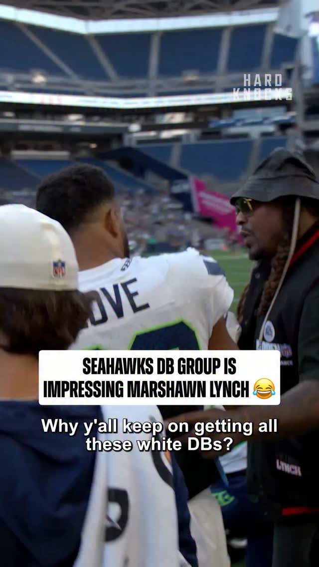 Former MSU Safety Ty Okada sets Marshawn Lynch straight 😂 Hard Knocks: Training Camp with the @Seahawks airs tonight at 9pm ET on @hbomax