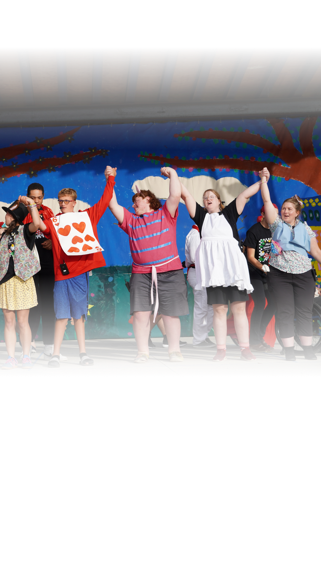 Eagle Mount Bozeman recently hosted two inclusive theater performances of Alice in Wonderland. The production featured local volunteers and adaptive arts participants with support from the Sweet Pea Festival.