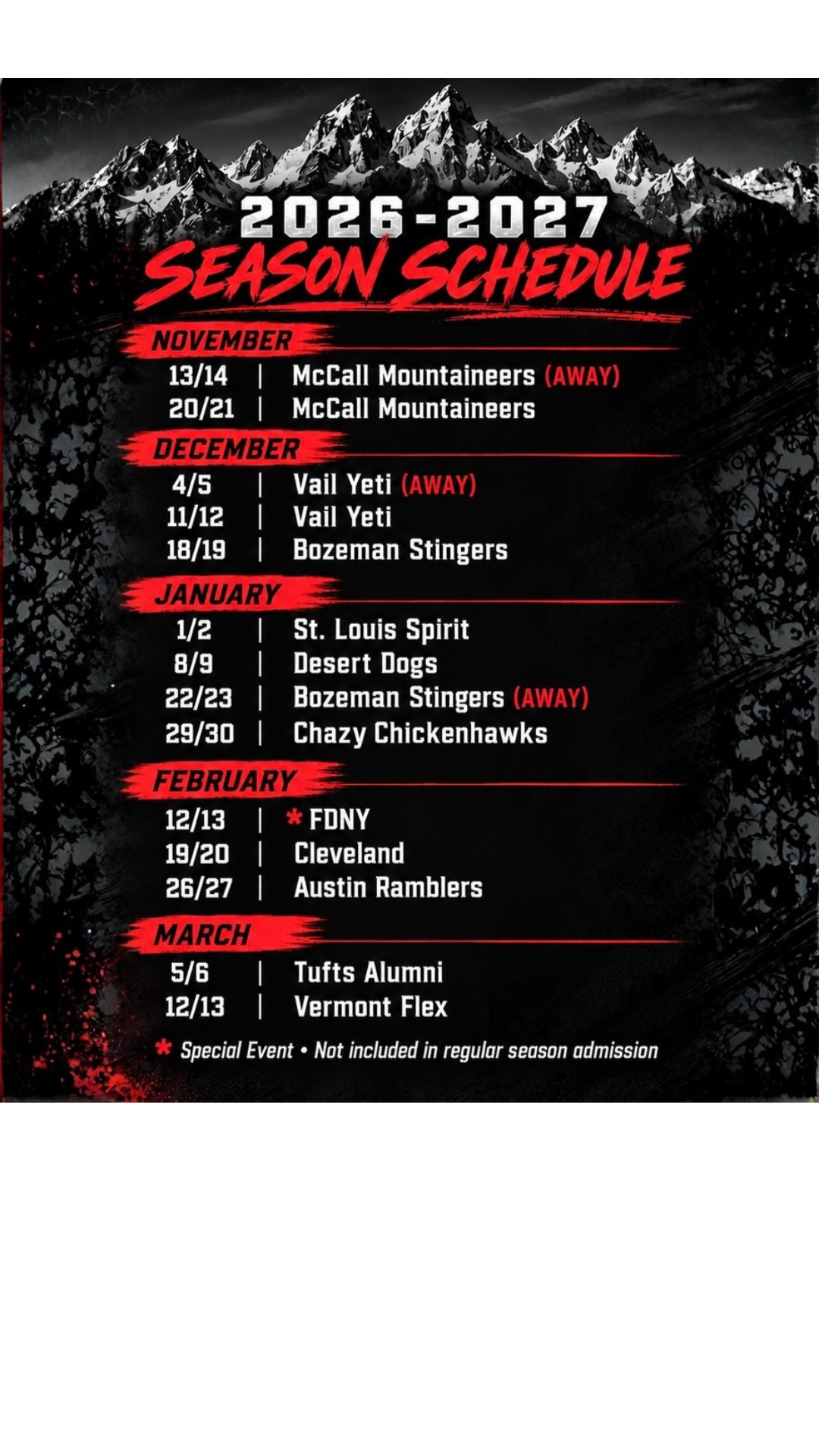 Jackson Hole Moose Hockey released the schedule for its 30th anniversary season. The team will celebrate three decades in town during the 2026–2027 run, with ticket details expected soon. 👇
