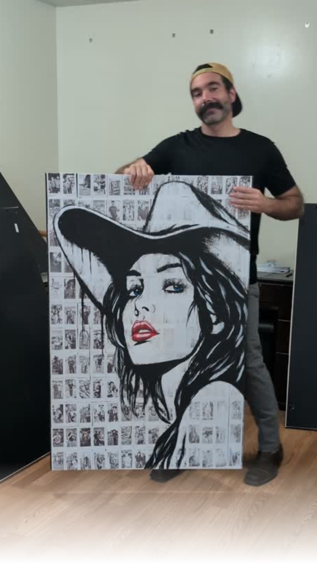 Hazer recently showcases a new series of noir-inspired Western portraits at the Western Design Show. The collection blends street photography and painting to highlight the diverse people of the region.
