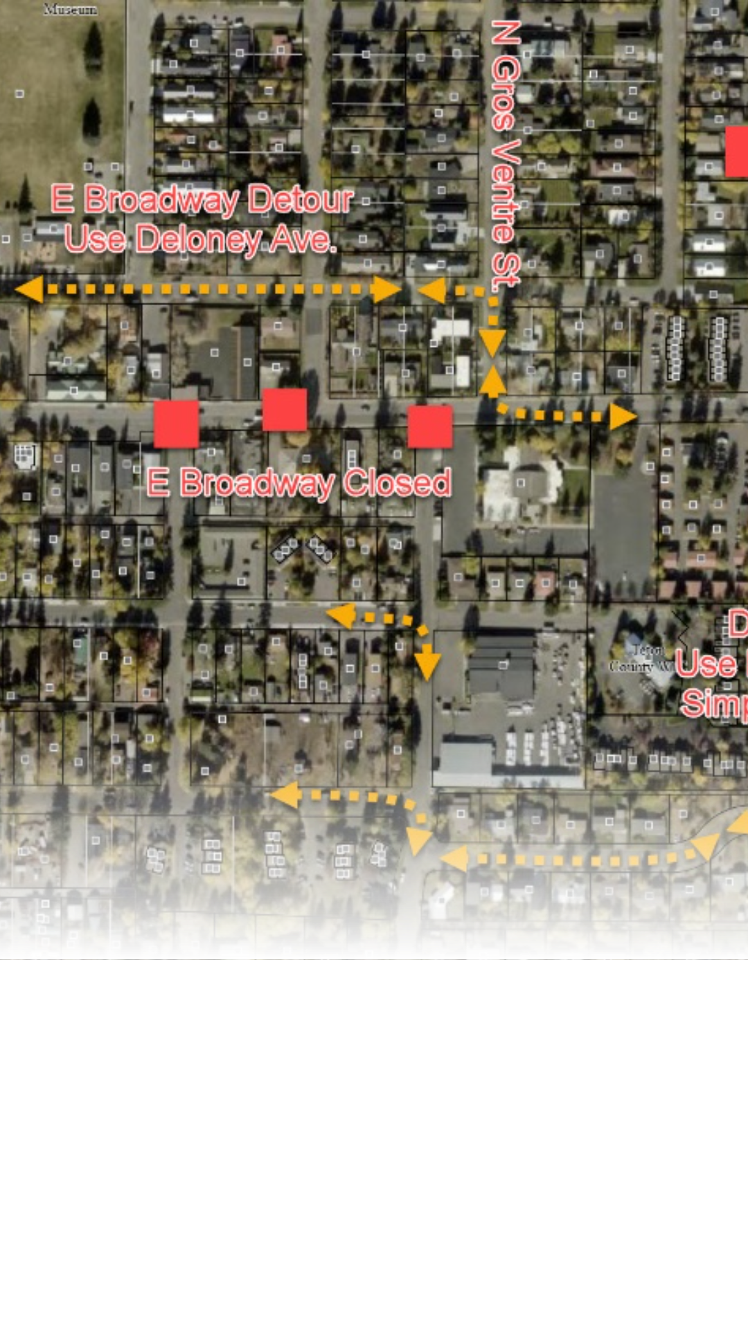 Crews start fixing roads and installing pipes on Willow Street next month. Expect rotating closures between Scott Lane and Gros Ventre St through October.
