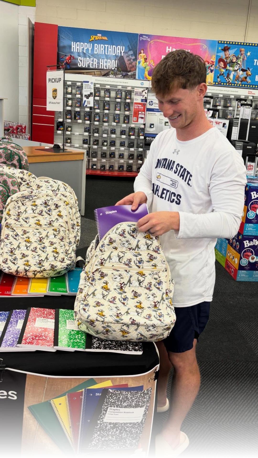 The Taco Dowler Youth Foundation is delivering their first 100 backpacks filled with school supplies and hygiene kits to students at five local schools this week.