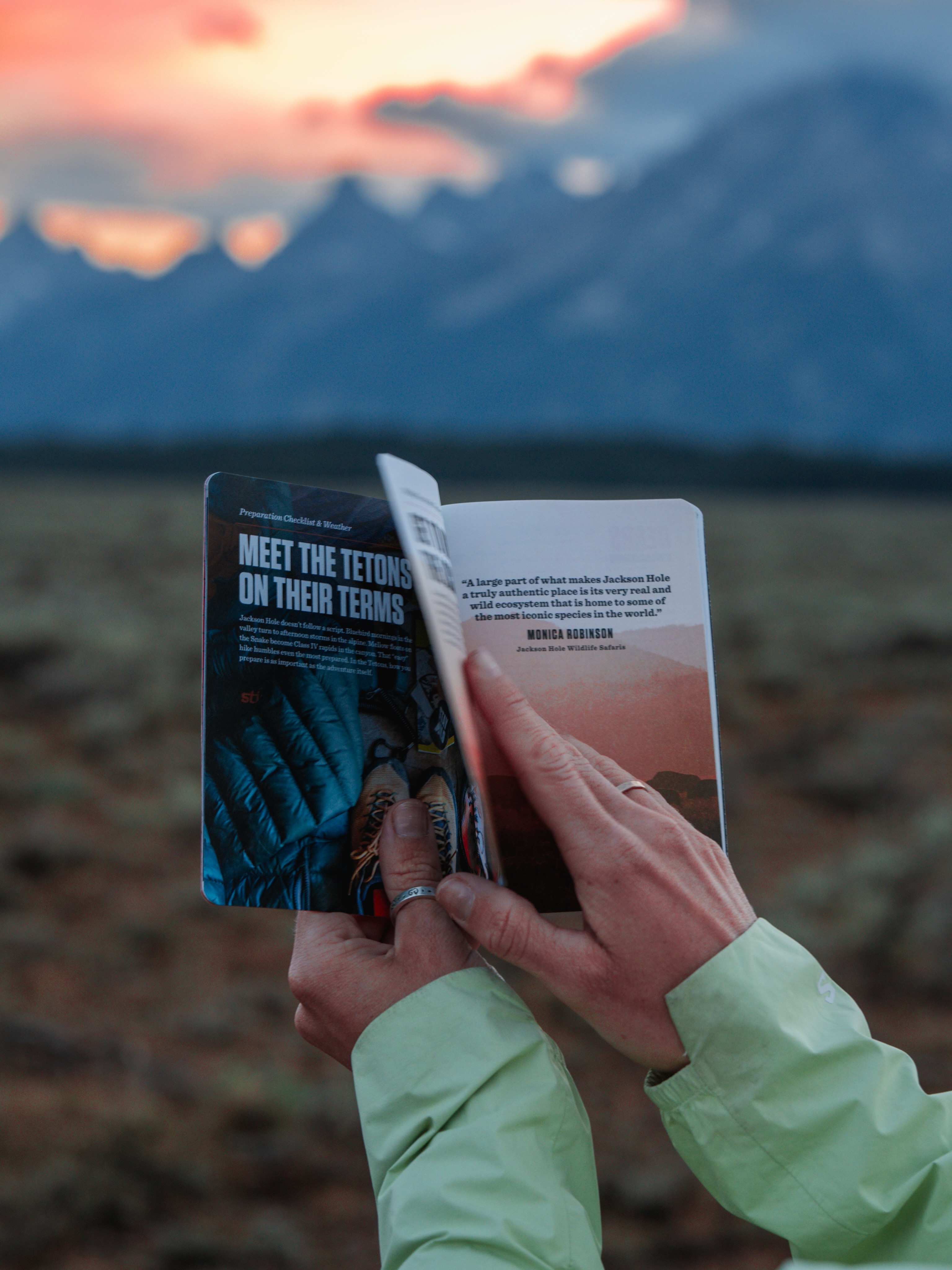 Find something new inside the Jackson Hole Field Book. Explore trails, maps, wilderness facts, checklists, and more. Take your field book into the wild! Have you grabbed one yet? Find them for free at the Home Ranch welcome center or on Jackson town square.