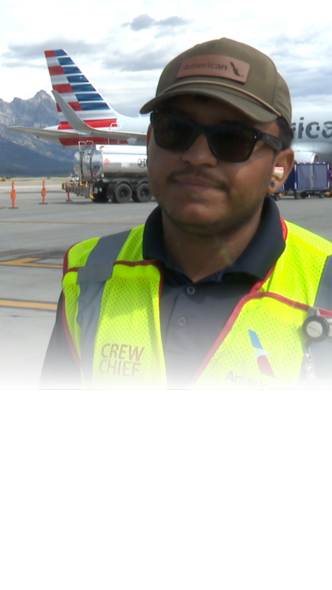 American Airlines honored Hugo Hernandez for his commitment to security at the airport. The local employee was named a safety champion for his work on the edge of the park.