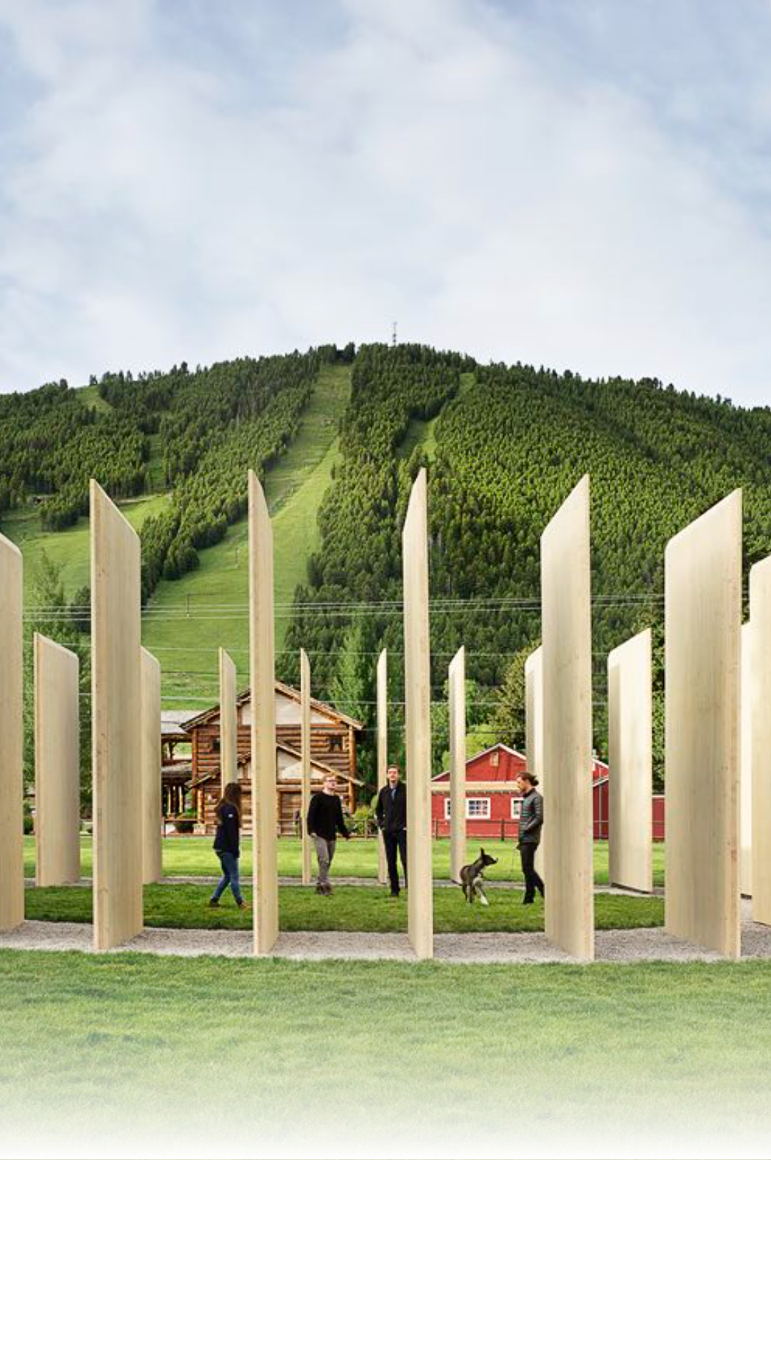 The award-winning Town Enclosure Pavilion is being moved from Jackson to Story Mill Community Park in Bozeman, Montana. The structural art piece will be permanently installed within the 60-acre municipal recreation area.