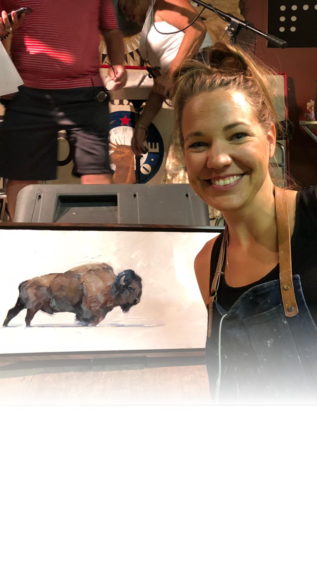 Montana artist Amber Blazina is preparing for several Fall Arts Festival events, including a show at Gallery Wild on September 16. She will also participate in Western Visions and the Saturday morning QuickDraw on the Square.
