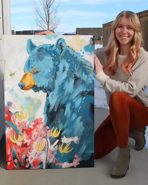 McKenzie Ward is designing this year's poster for the Bozeman Fall MADE fair. The event runs October 9 and 10 at the Brick Breeden Fieldhouse, featuring a VIP night followed by a full day of shopping from local makers.