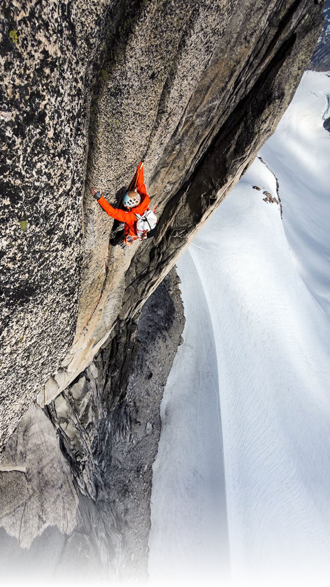 Jimmy Chin was commissioned by Apple to used the newest iPhone to photograph climbers for a global exhibition. The series focuses on how people find meaning and connection in nature.