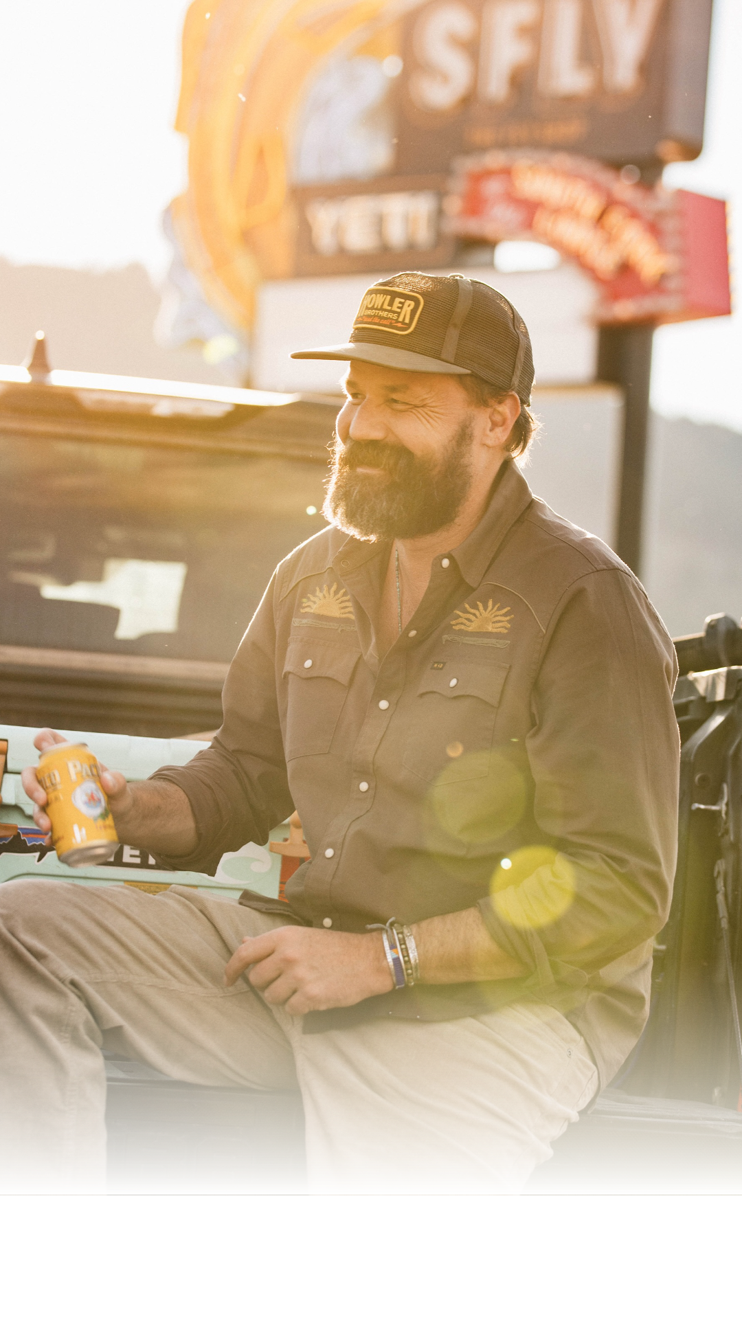 Oliver White, South Fork Lodge featured in new Howler Brothers campaign.