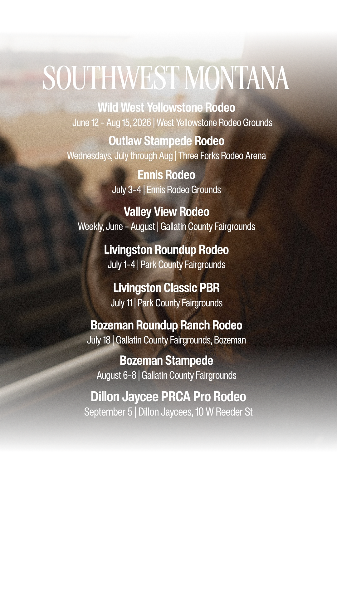 Montana rodeo season is here and it runs all the way from June through October!