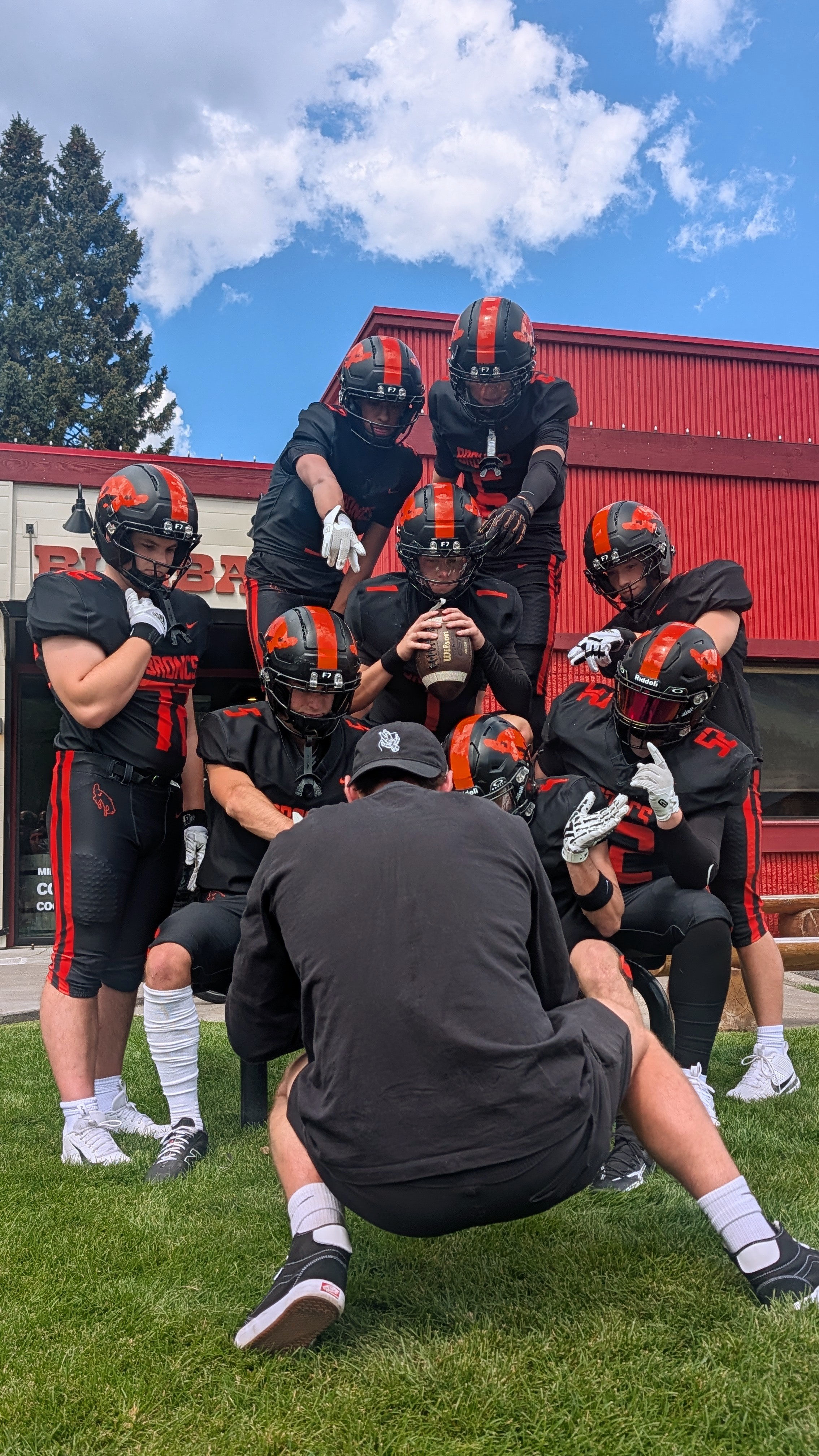 Broncs football media day featured 33 seniors and a community shoot at Bubba's BBQ and Breakfast. Broncs open the season at home Friday night vs. Teton at 7pm.