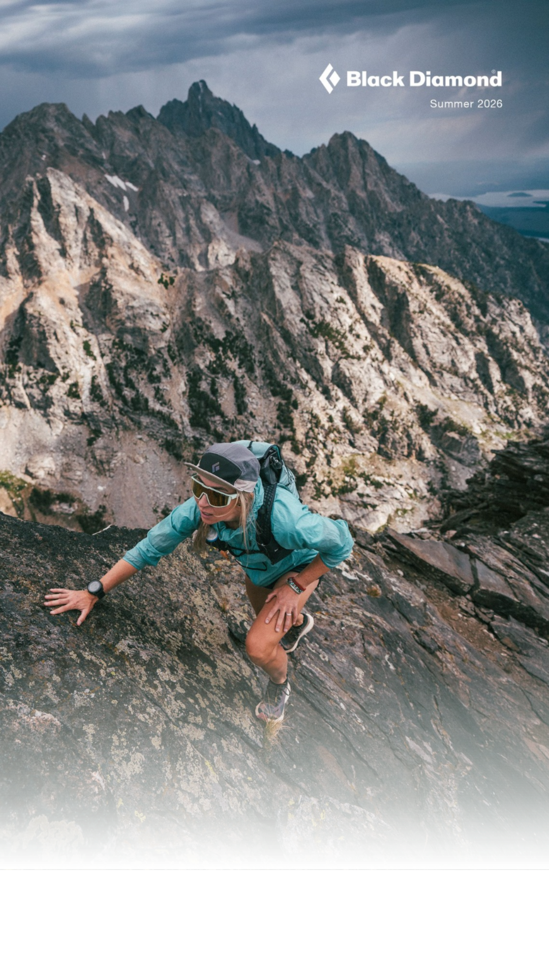 Black Diamond Equipment chooses BD Athlete and Jackson native Kelly Halpin for the cover of the 2026 summer catalog.