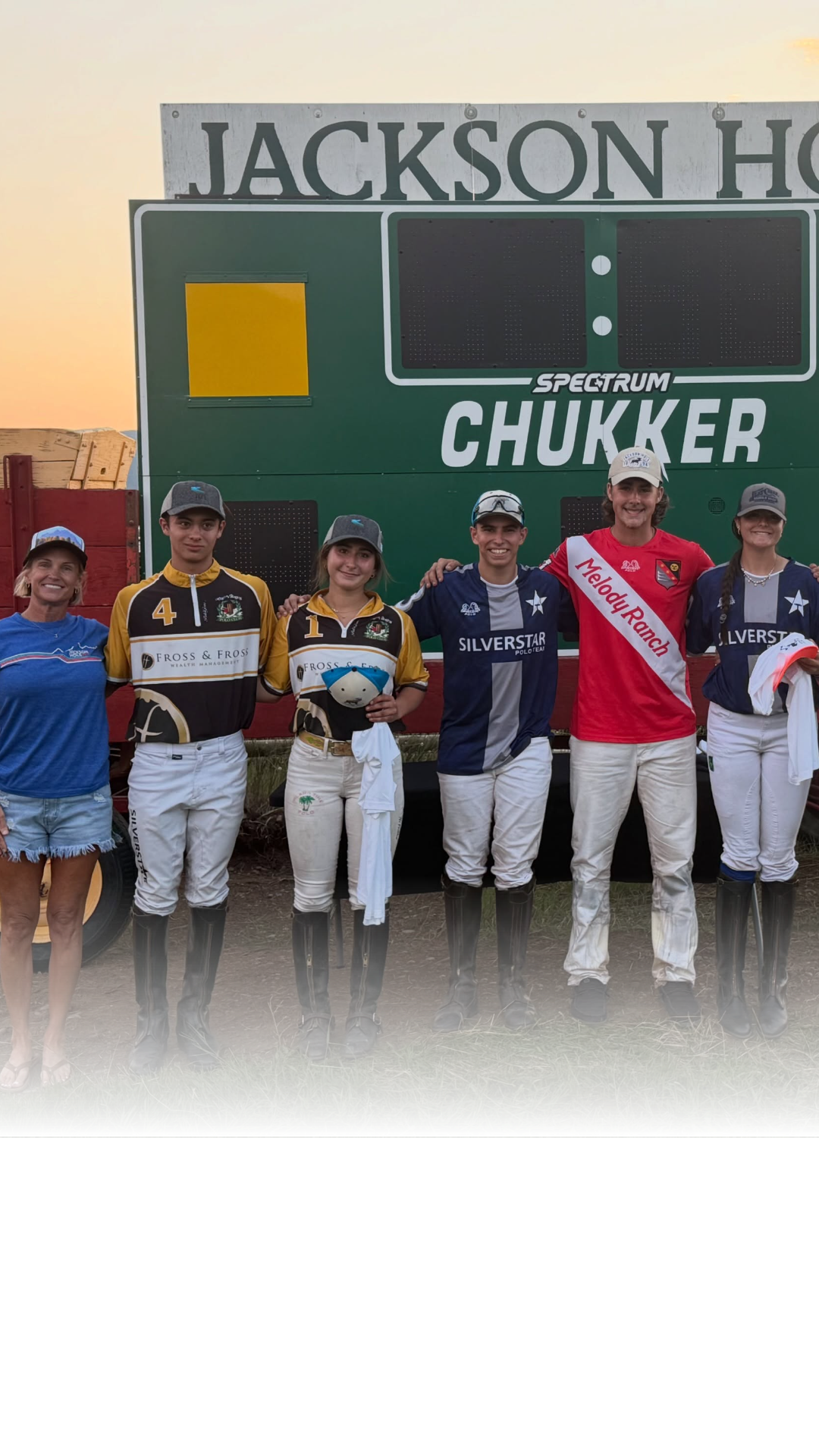 Tanner Ebbin, Christine Agrons, Asa Gangjee, Judah Altic, and Uma Villanueva were named all-stars at the Jackson Hole Polo Club’s recent youth tournament.