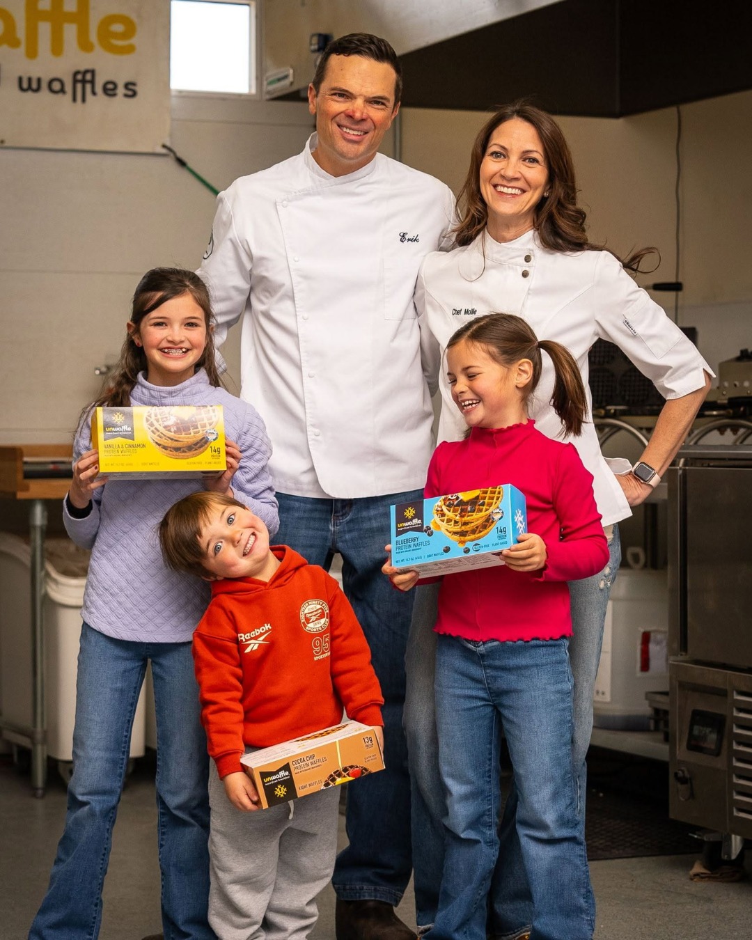 Erik and Mollie Walnum created Unwaffle after a celiac diagnosis led them to develop a gluten-free recipe that avoids processed fillers and seed oils.