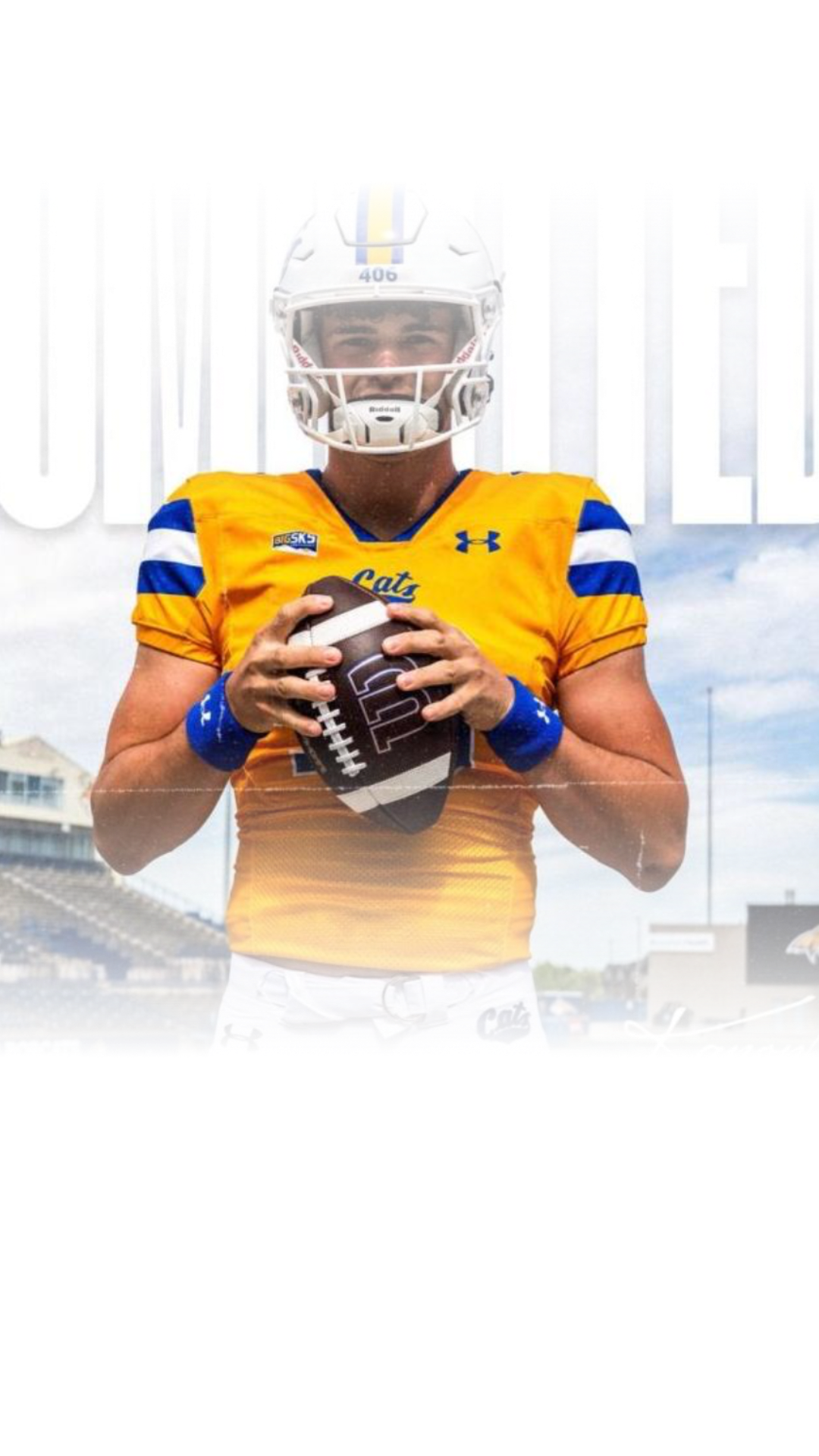 Three Forms high school quarterback Kanon Reichman commits to play football for Montana State University.