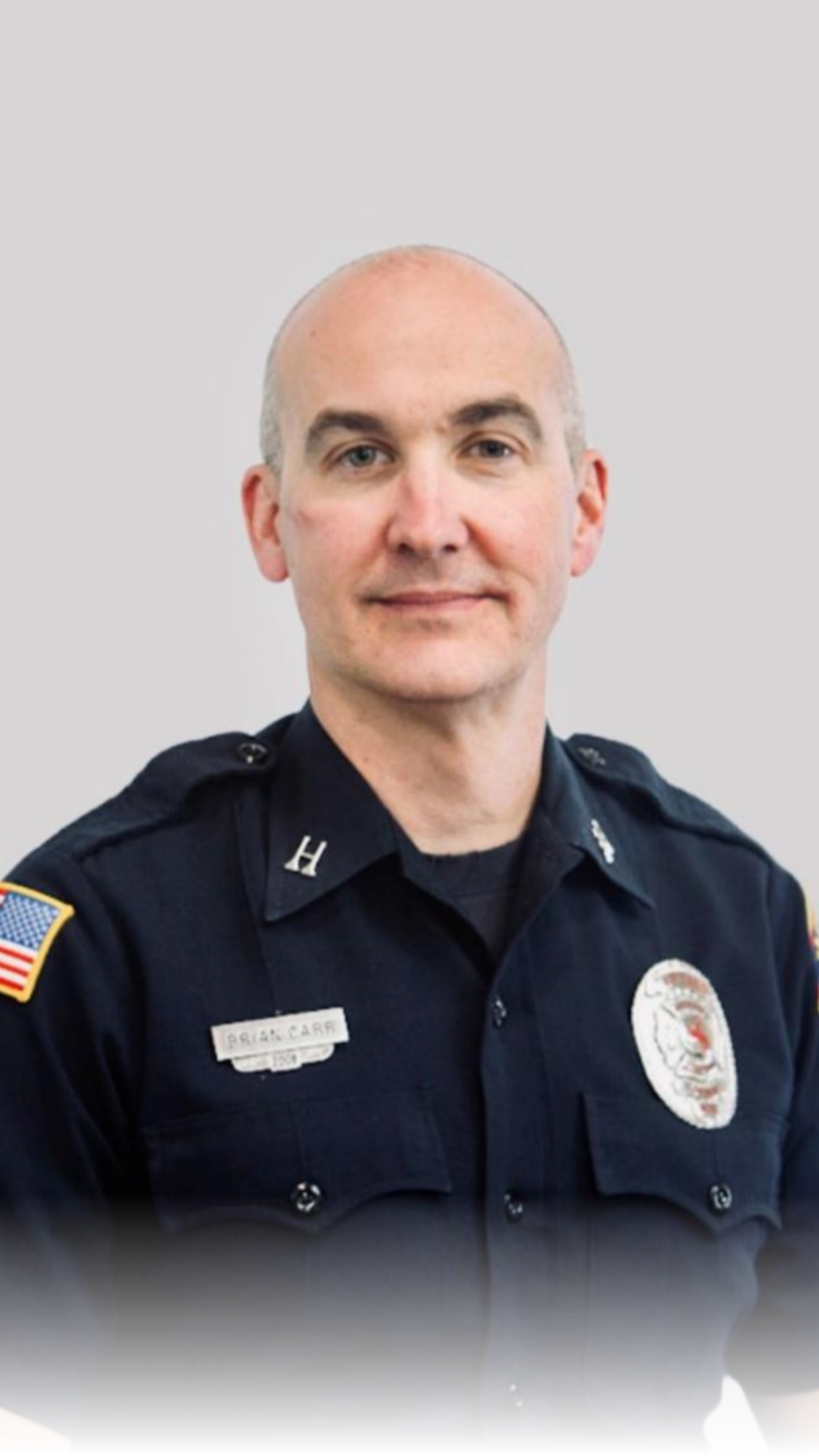 Battalion Chief Brian Carr finished a three-year senior leadership and strategy course through the National Fire Academy.
