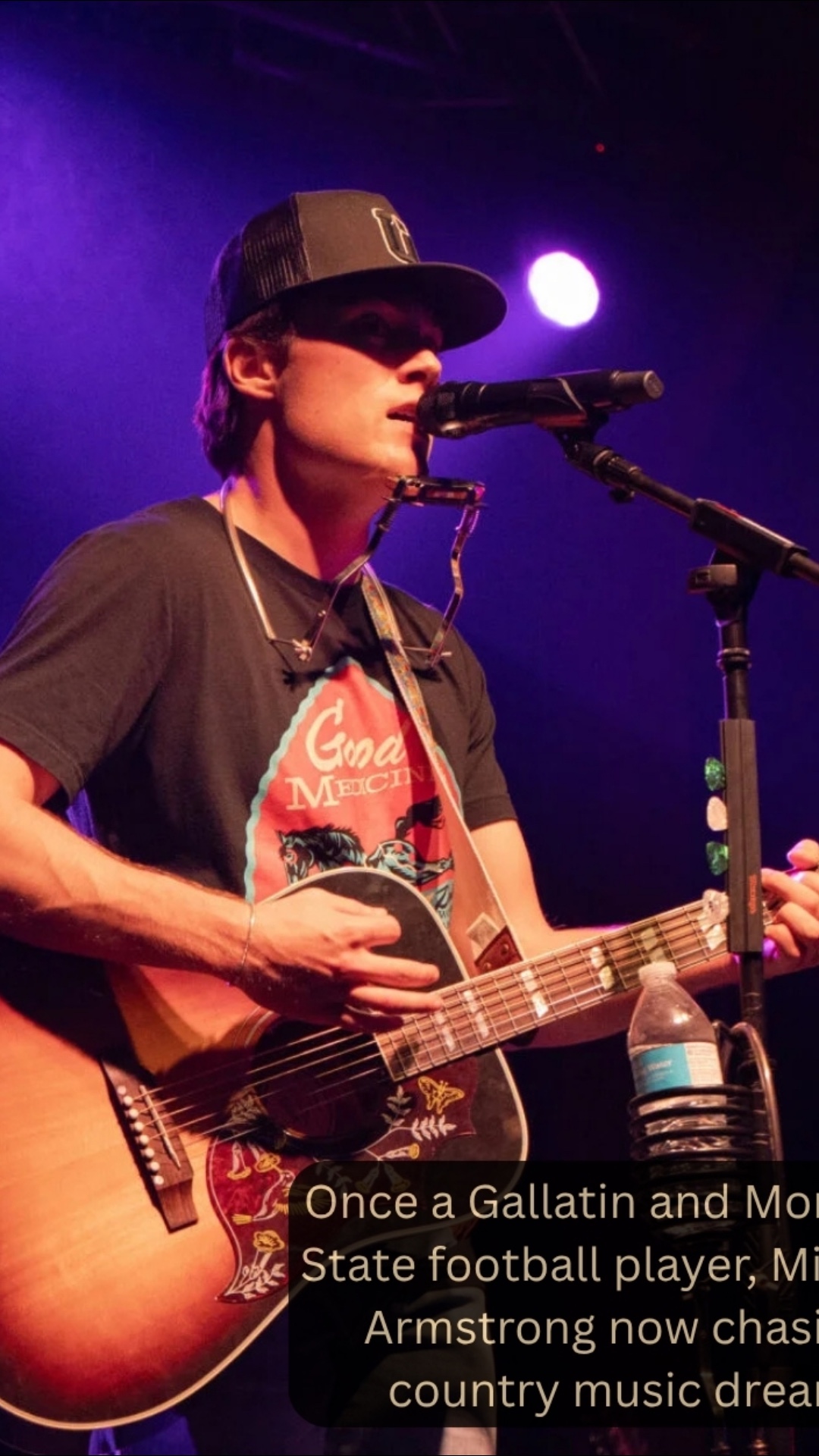 Once a Gallatin and Montana State football player, Michael Armstrong now chasing country music dream Michael Armstrong opens his song “Silver Spoon”.