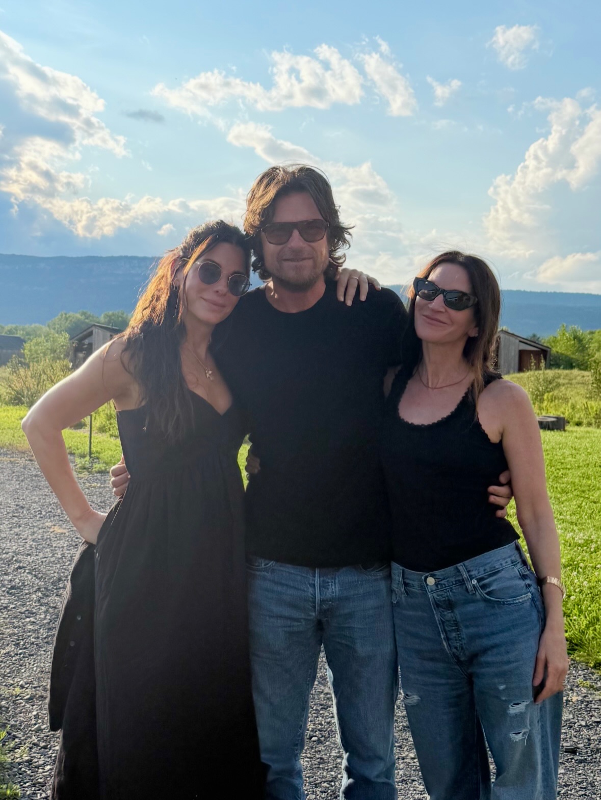 "Practical Magic 2" star Sandra Bullock has been busy promoting her upcoming movie—but she still found time to enjoy some well-deserved relaxation at her Wyoming retreat with her two kids, as well as actor Jason Bateman and his wife.