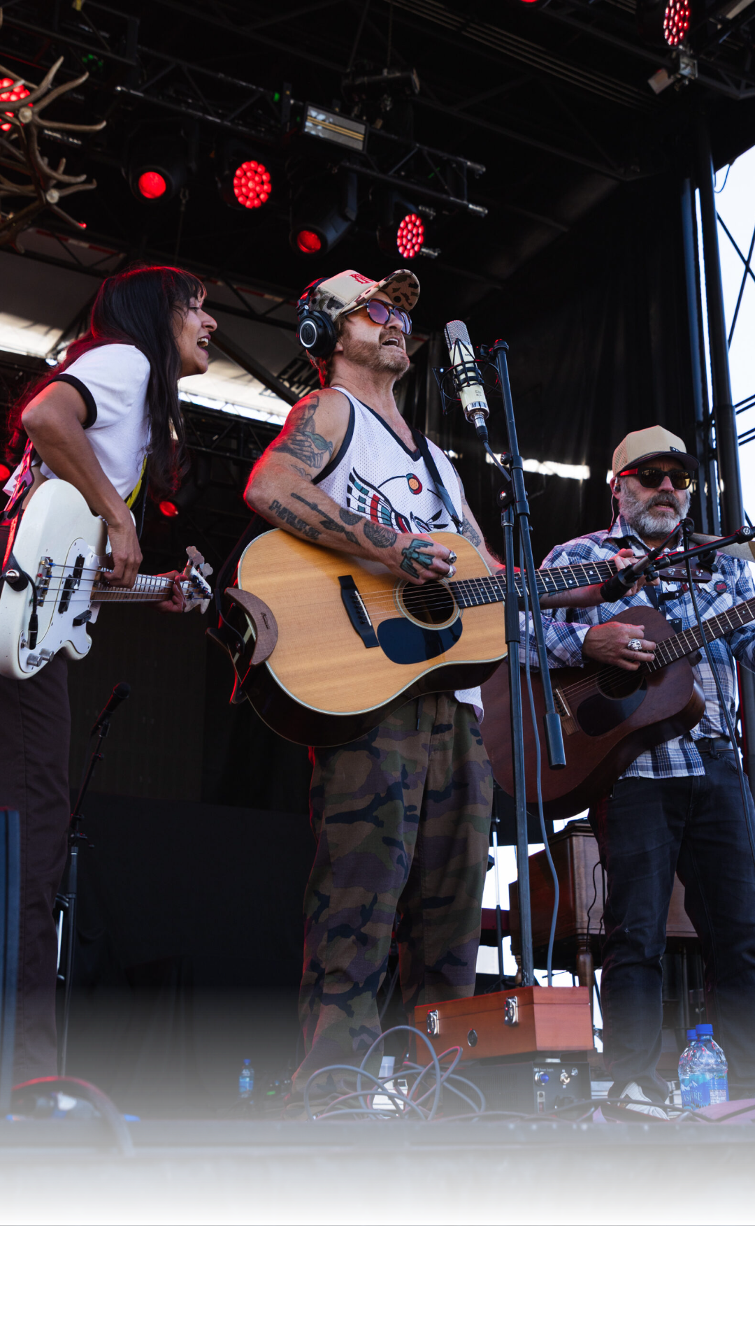 Former pro snowboarder turned frontman, Jackson's Willie McMillon and his band made local charity donations before taking the stage as the opening act for the Wildlands Festival in Big Sky.