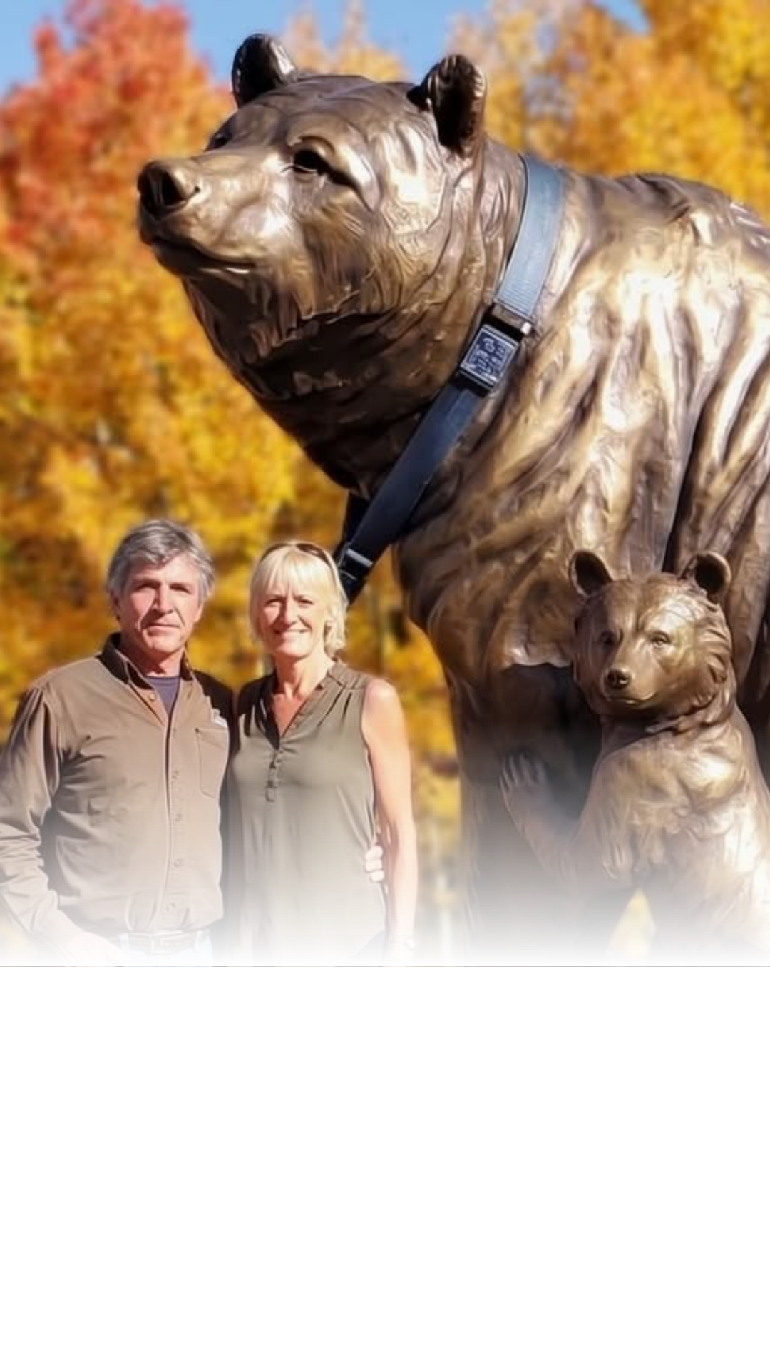 Jackson Hole Winery hosts a reception for the new Grizzly 399 bronze sculpture on September 6. Guests can view the life-sized statues at the winery barn before they move to the National Museum of Wildlife Art.