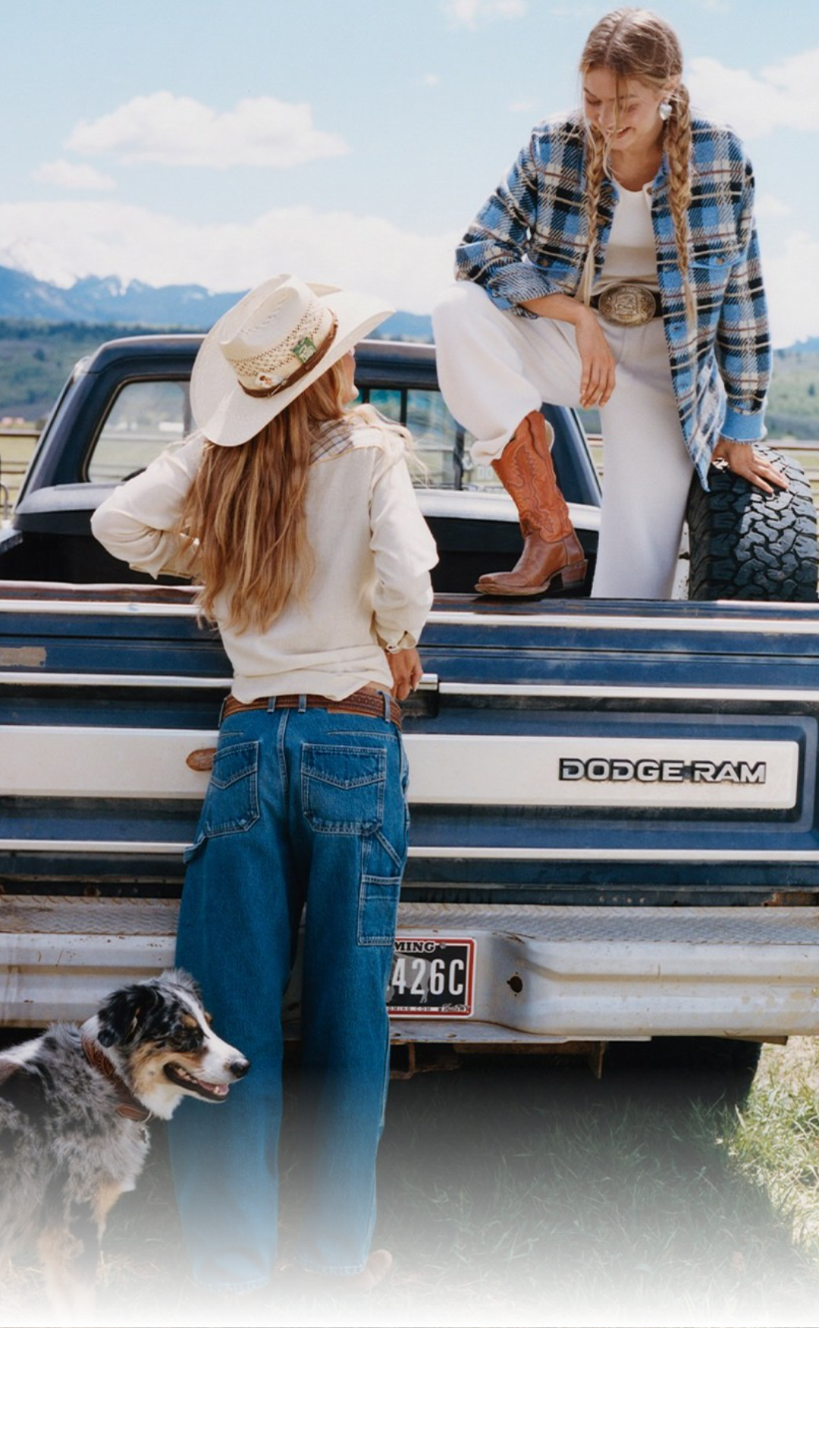 Supermodel Bella Hadid modeled a new equestrian-themed denim line in Jackson to support the launch of her sister's latest clothing collection.