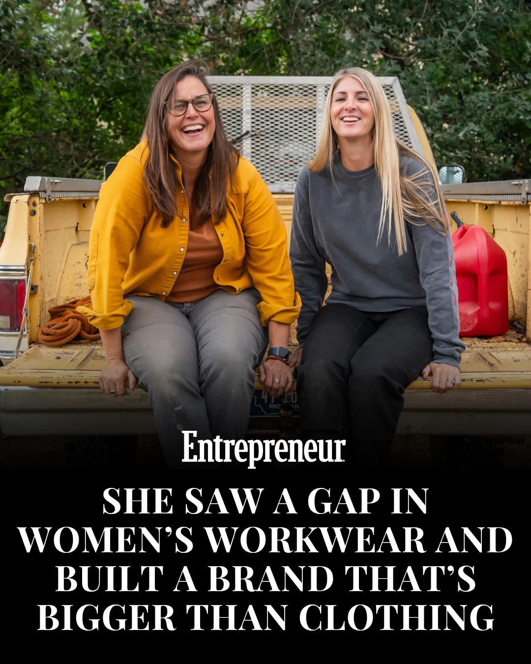 Sarah Calhoun was wearing men's pants on the job because no one made heavy-duty workwear for women — so a company told her to build it herself.