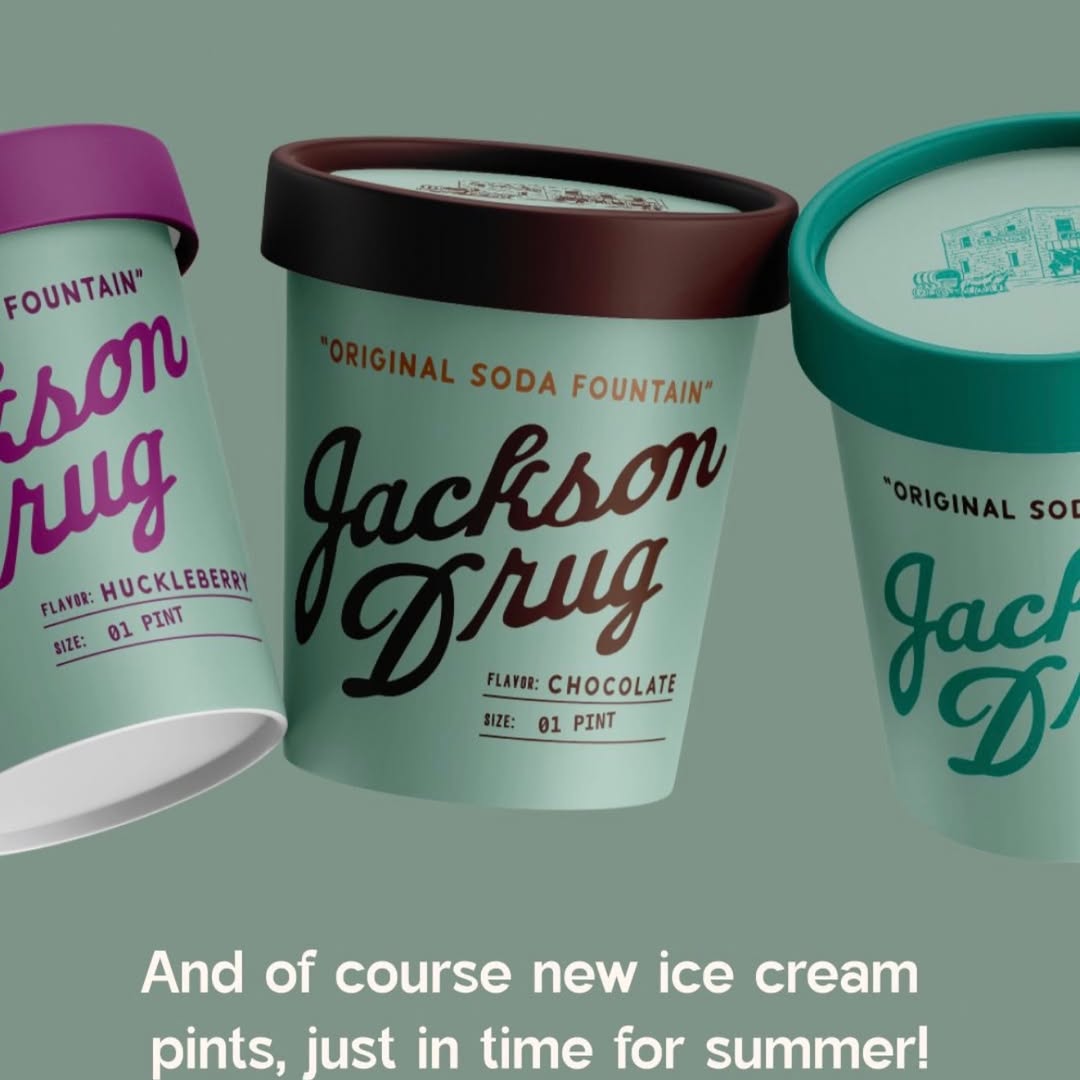 A new look. A century in the making. In 1919, our great-grandfather Bruce Porter opened Jackson Drug as a pharmacy, a soda fountain, and a gathering place for this town. Over 100 years later, we’re still here...